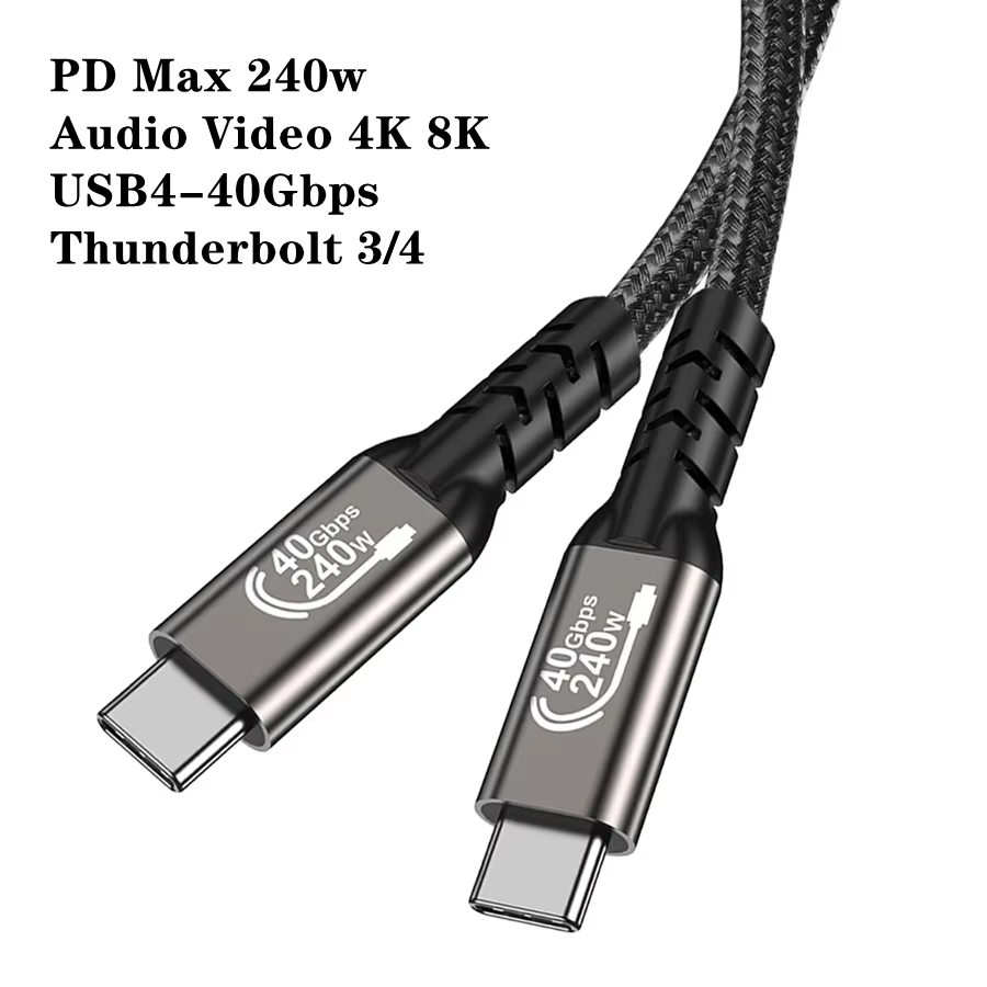 Detalle del trenzado y conector