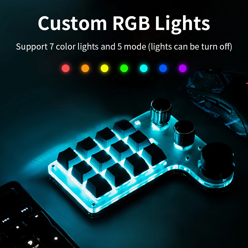 Teclado con retroiluminación RGB