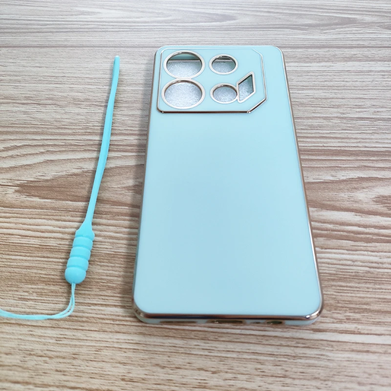 Funda Infinix GT 10 Pro – Carcasa Trasera Suave Cuadrada Lujo - imagen 4