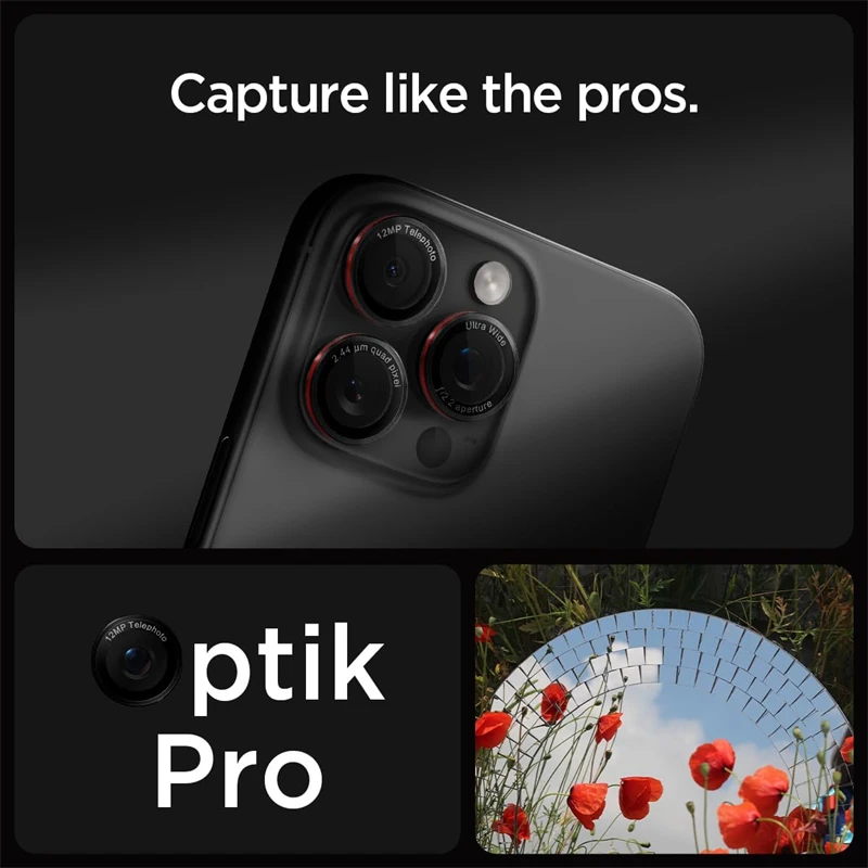 Optik Pro Protector de Lente Cámara iPhone 16 Pro Max - imagen 4