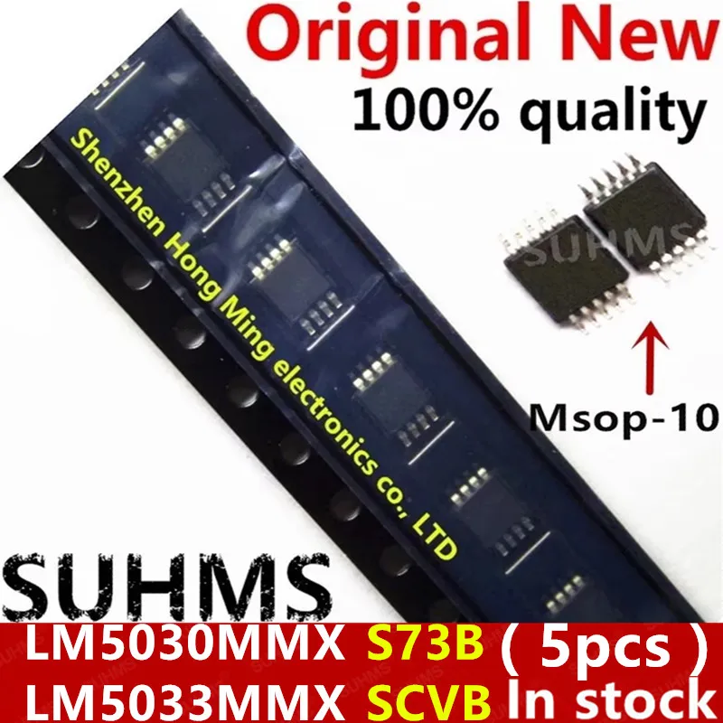 Controlador PWM LM5030 en paquete MSOP-10