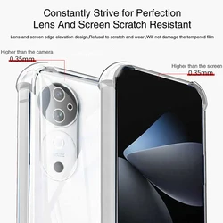 Funda transparente silicona Vivo V40 Pro Airbag anticaídas reforzada