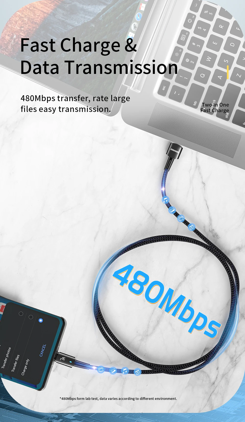 Cable de 1 metro de longitud