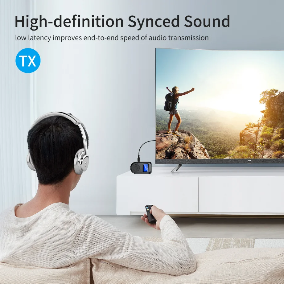 Conexión con televisor y audífonos