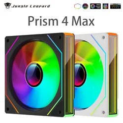Ventilador 12CM RGB PWM Jungle Leopard Prism 4MAX – Sincrono Lateral