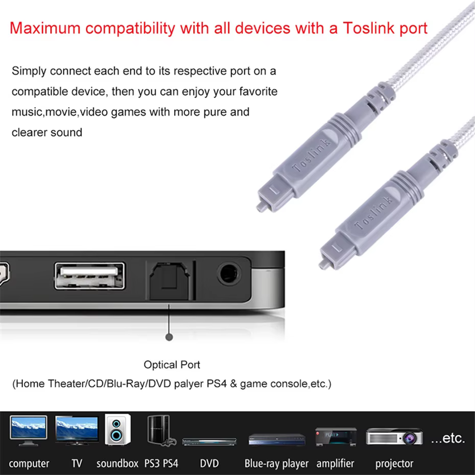 Cable óptico EMK en instalación