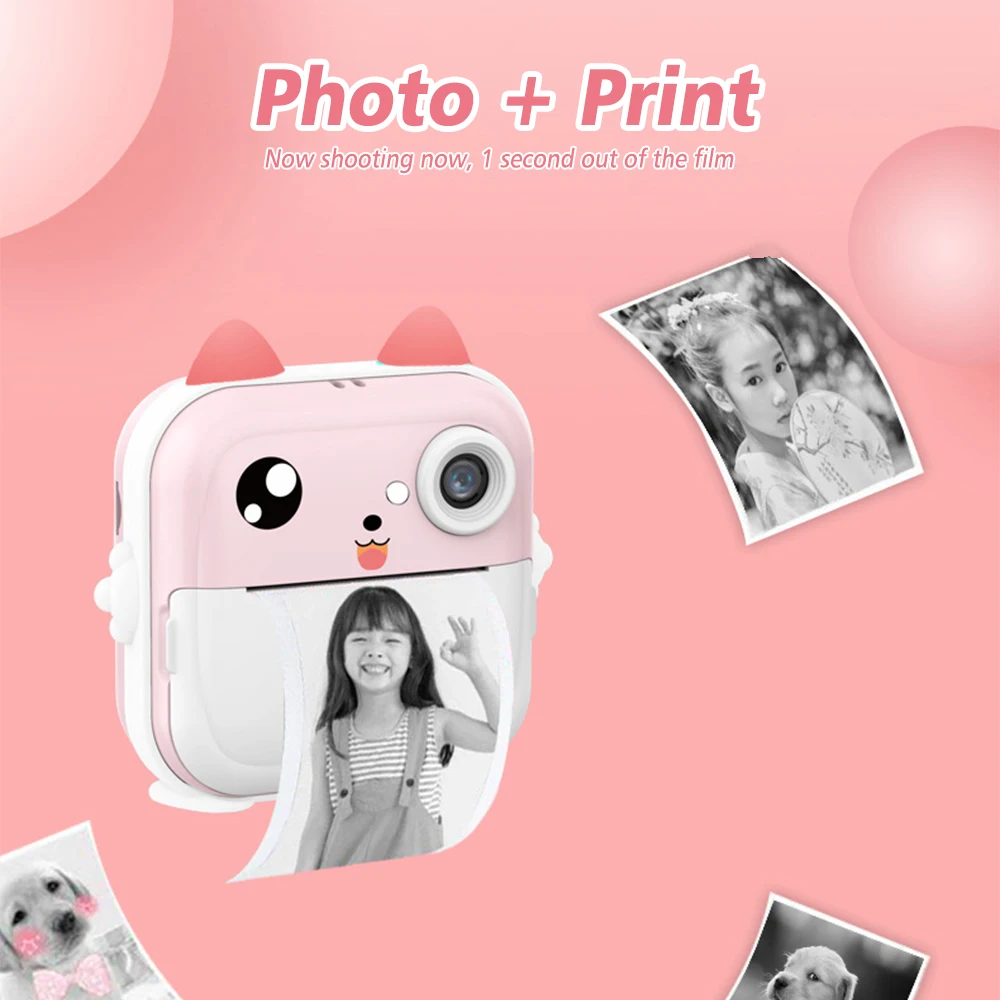 Cámara Instantánea Infantil con Impresora Térmica Portátil - Regalo Cumpleaños - imagen 5