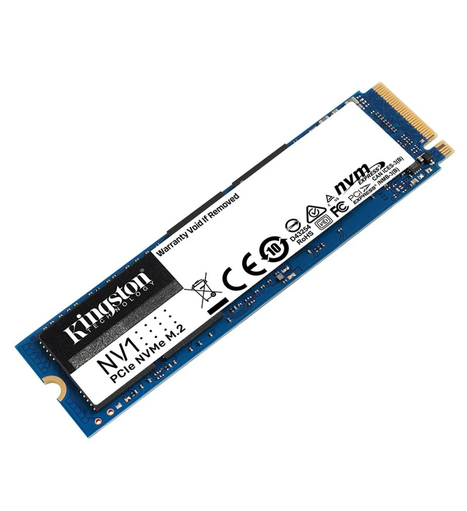 SSD Kingston NV1 instalado en placa base