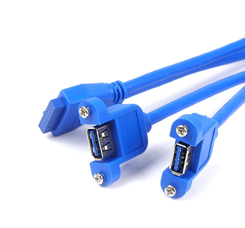 Cable USB 3.0 Header a Placa Base – Azul - imagen 4