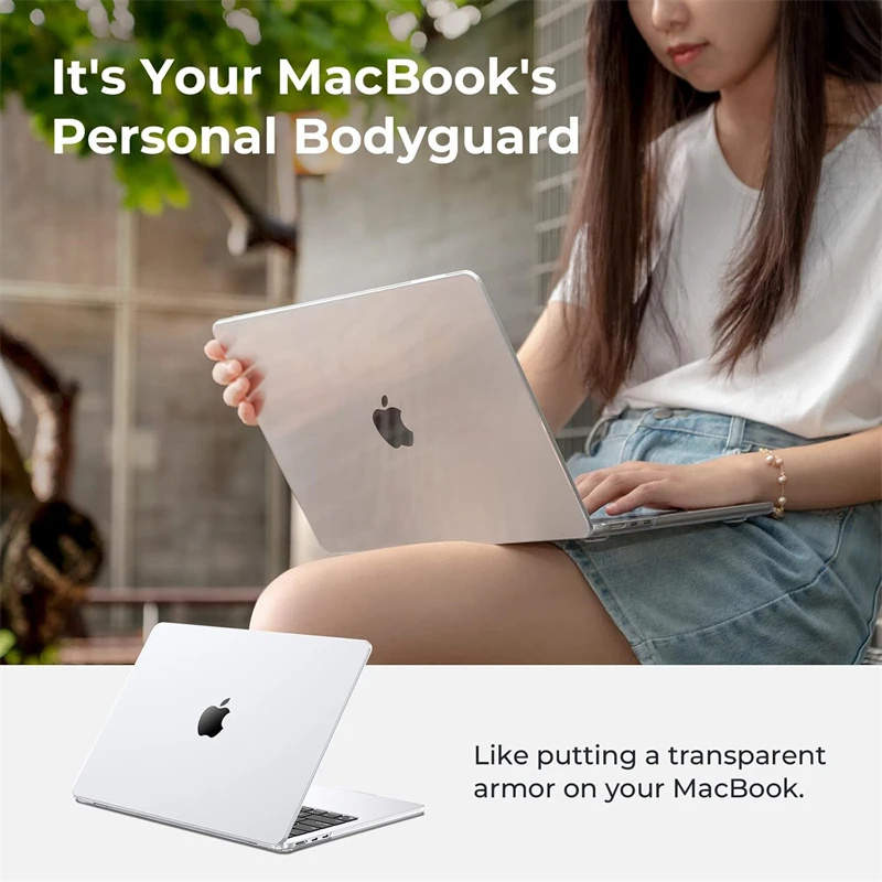 Funda transparente para MacBook Air 13.6 M4