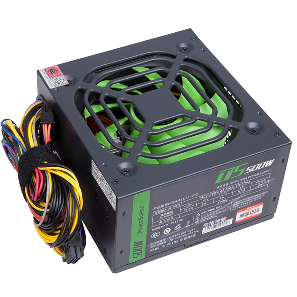Fuente de alimentación silenciosa ATX para PC modular doble SATA - imagen 5