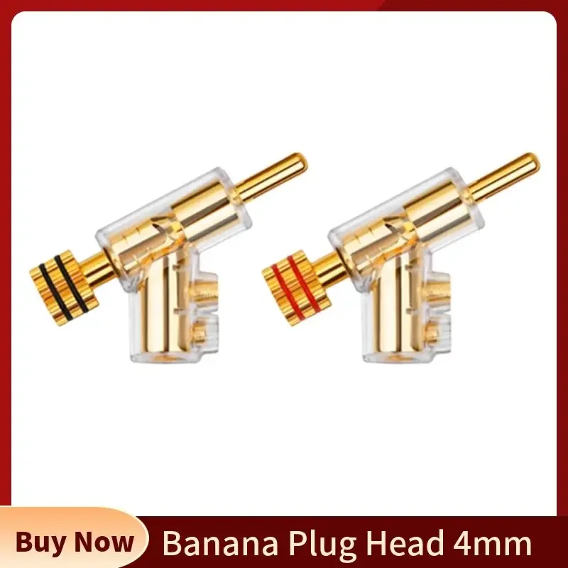 Conectores banana en Y de cobre para altavoces 4 mm autoblocantes