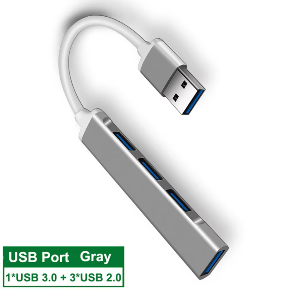 Hub conectado a un MacBook Pro