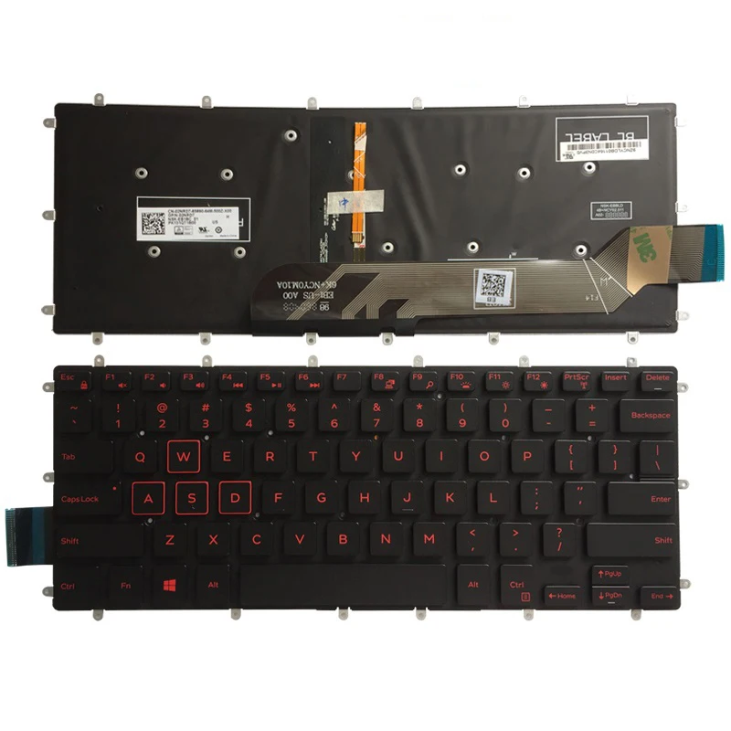 Teclado Dell Inspiron QWERTY Español para Portátil - imagen 2