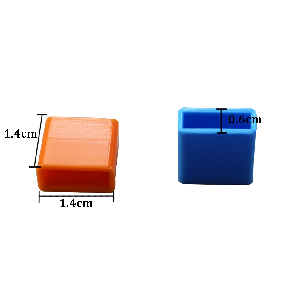 Tapa protectora de silicona USB macho con tapón antipolvo - imagen 2