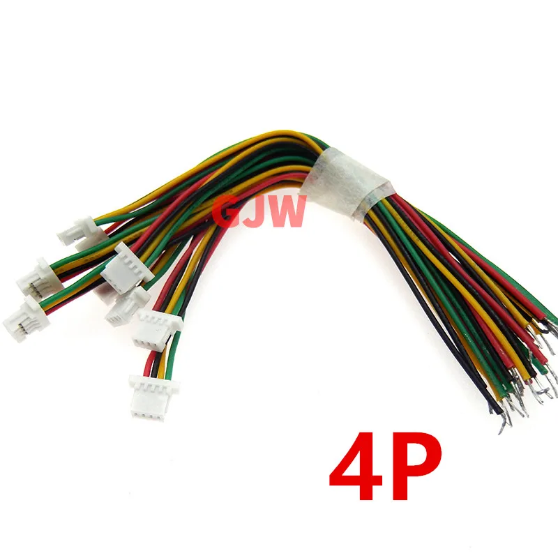 Variedad de pines y longitudes del conector SH 1.0 JST