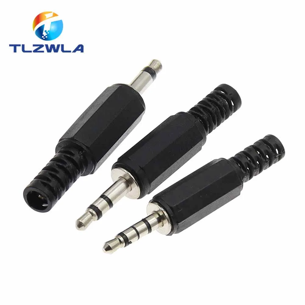 Conectores macho de audio 3,5mm