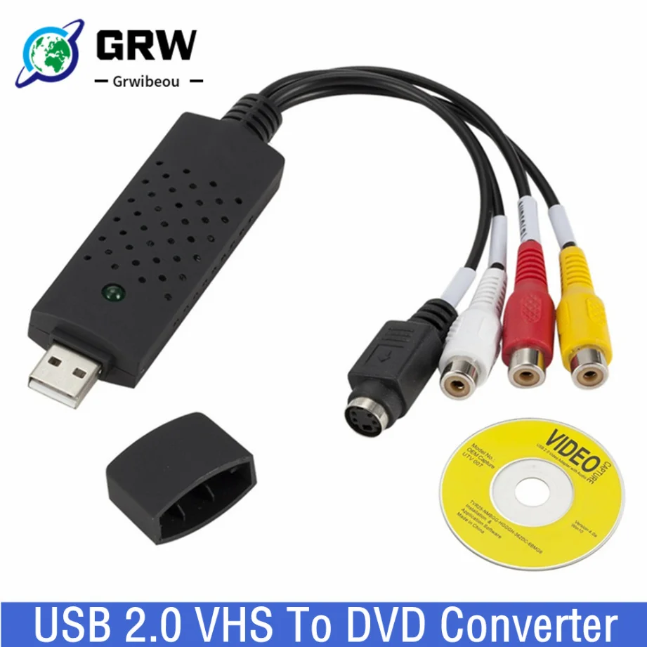 Dispositivo de captura USB visto desde arriba