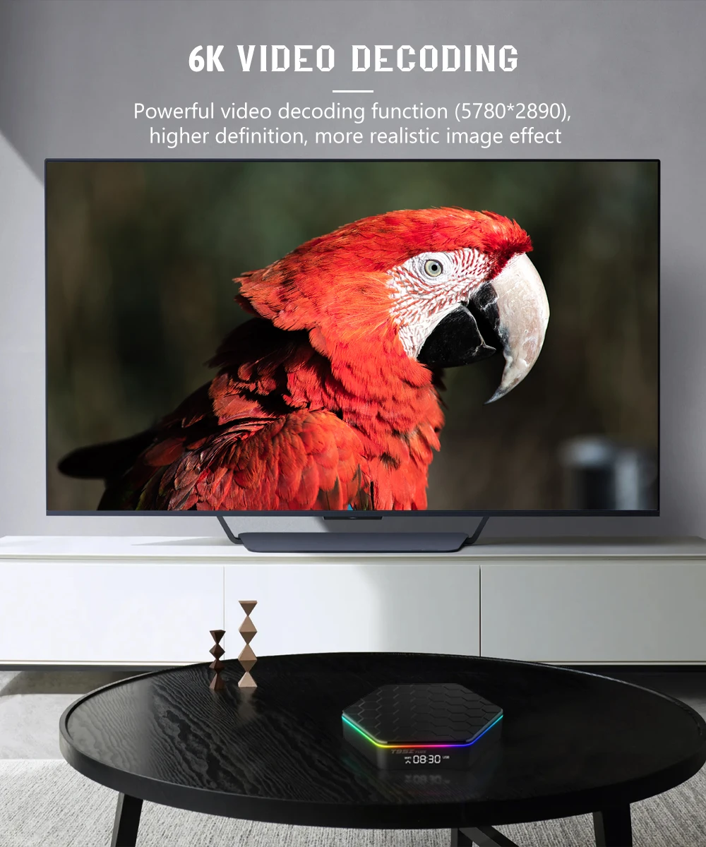 TV Box T95Z Plus 4K HDR10 Android WiFi 6 Bluetooth 5.0