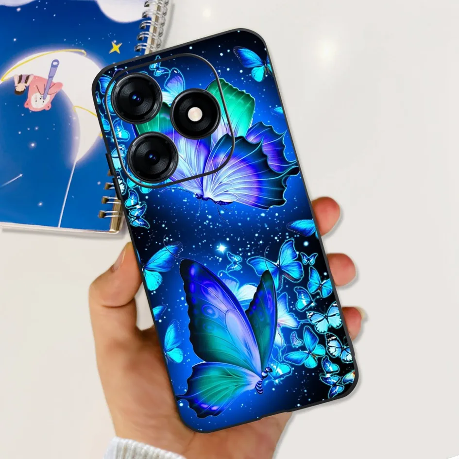 Tecno Spark 10 Funda Mariposa Flor - imagen 5