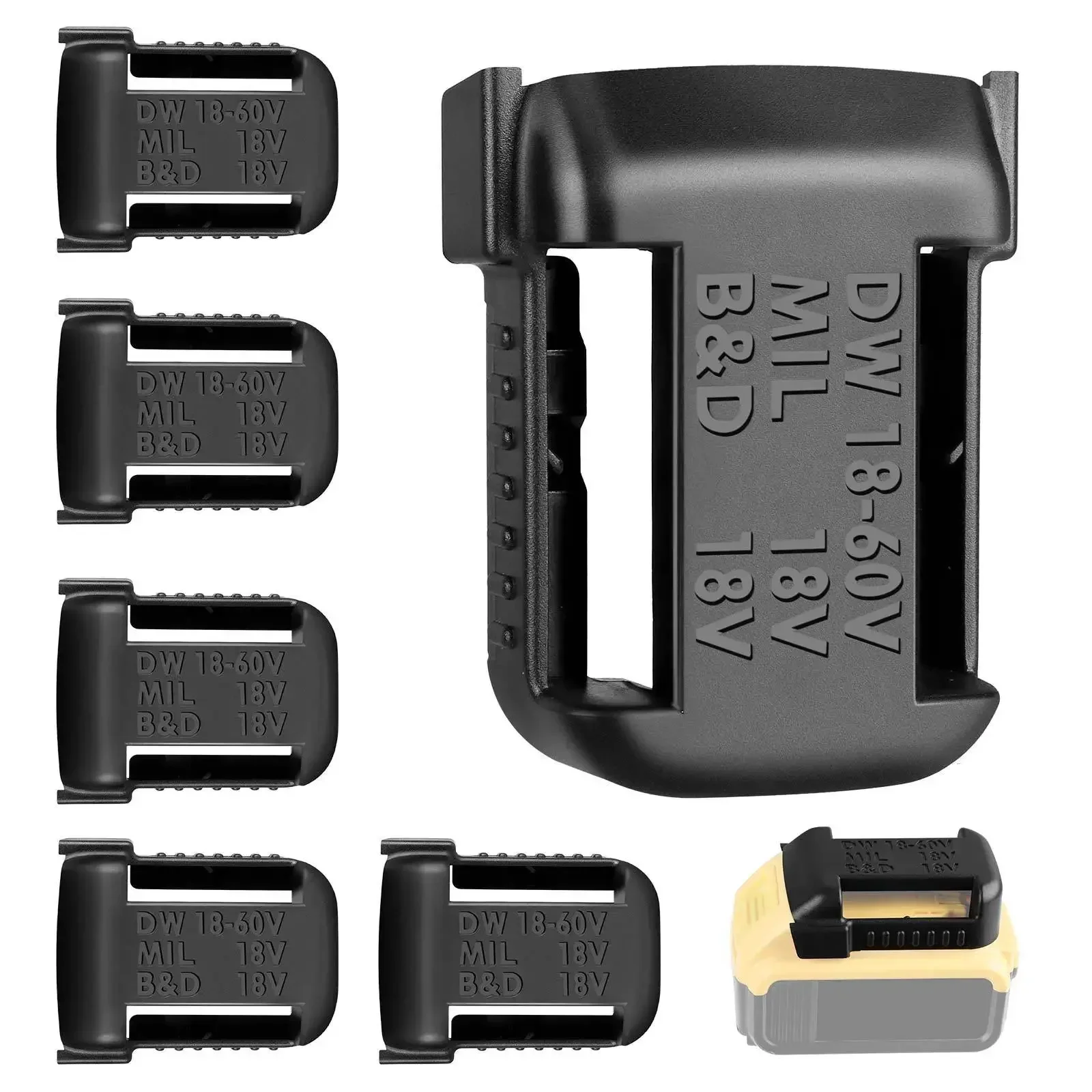 Soporte Batería 18V Makita/Bosch para Cinturón - imagen 4