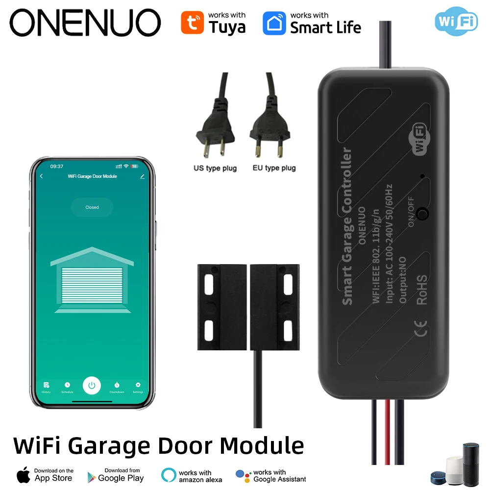 Controlador ONENUO WiFi para puerta de garaje