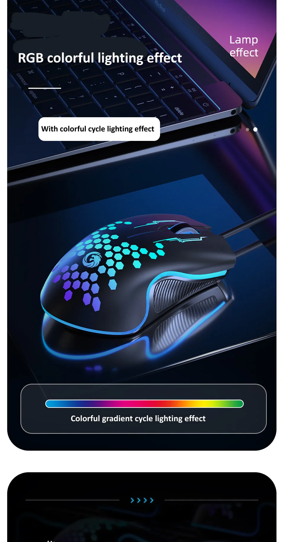 Ratón gaming listo para usar con conexión USB