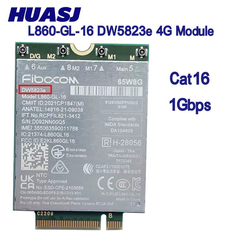 Intel XMM 7560R eSIM 4G LTE CAT16 con módem NGFF M.2 para portátil - imagen 4