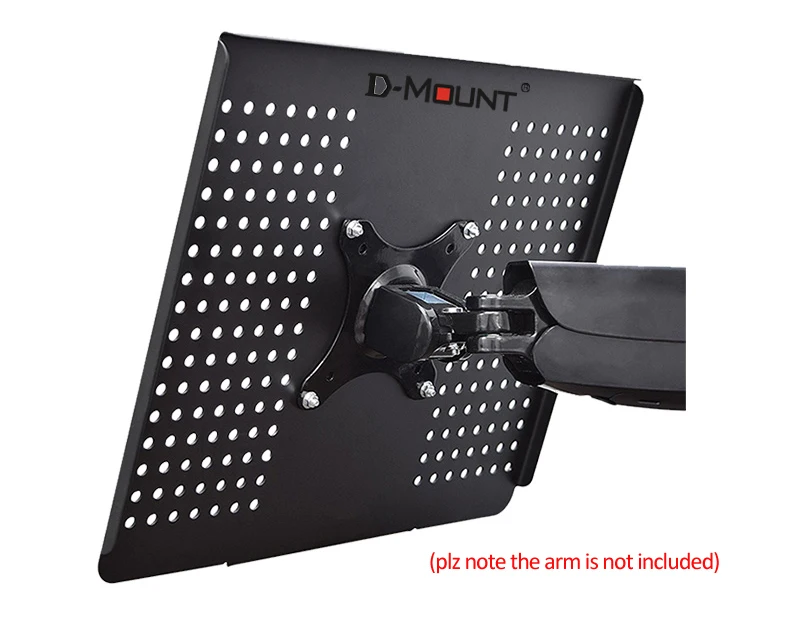Soporte Portátil 17 Pulgadas Acero – Compatible VESA 100×100 Negro - imagen 3