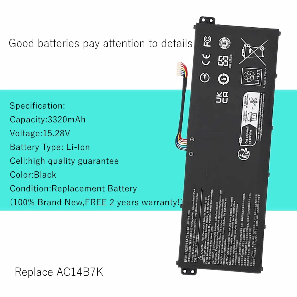 Batería Acer Nitro 5 AN515-42 SF314-52 – Original - imagen 5