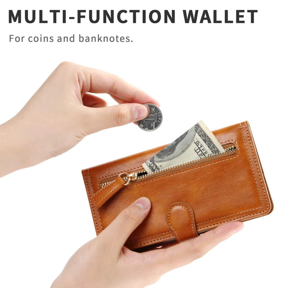 Funda Billetera Cuero Samsung Galaxy A21s - Con Tarjetero - imagen 5