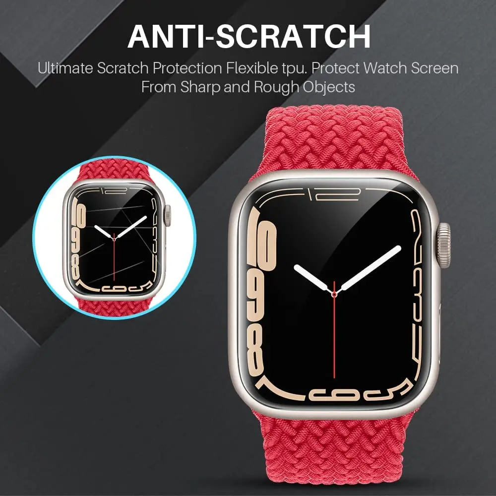 Protector Pantalla Hidrogel Apple Watch 9/8/7/6/SE – AntiGolpes - imagen 3