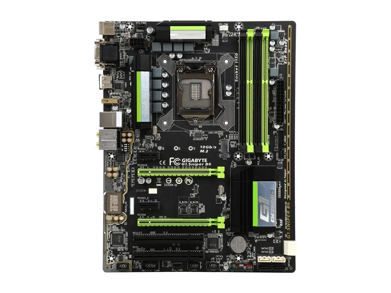Placa base Gigabyte GA-G1.SNIPER B6 vista general