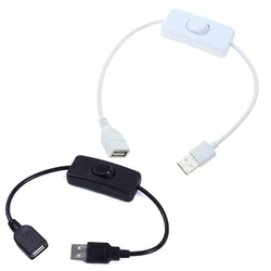 Cable USB con interruptor de encendido y apagado para lámparas y ventiladores