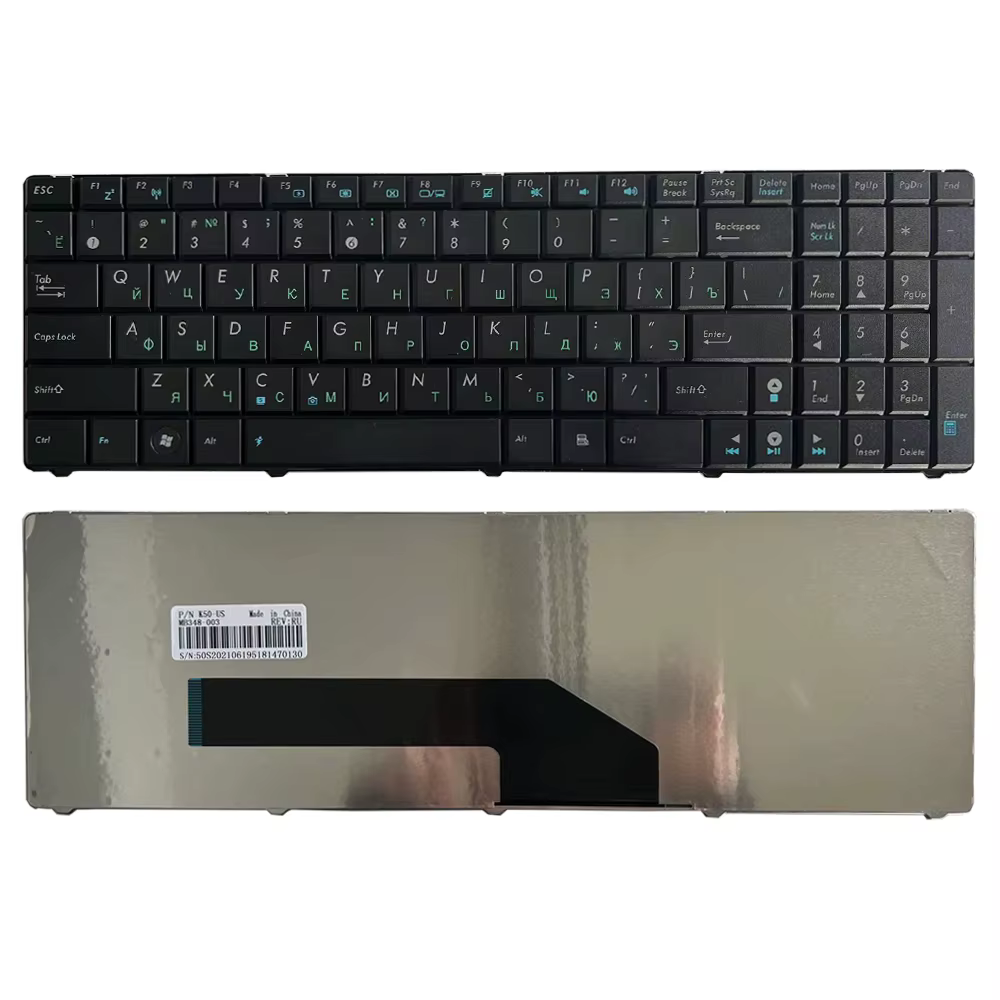 Teclado ruso negro para portátiles ASUS