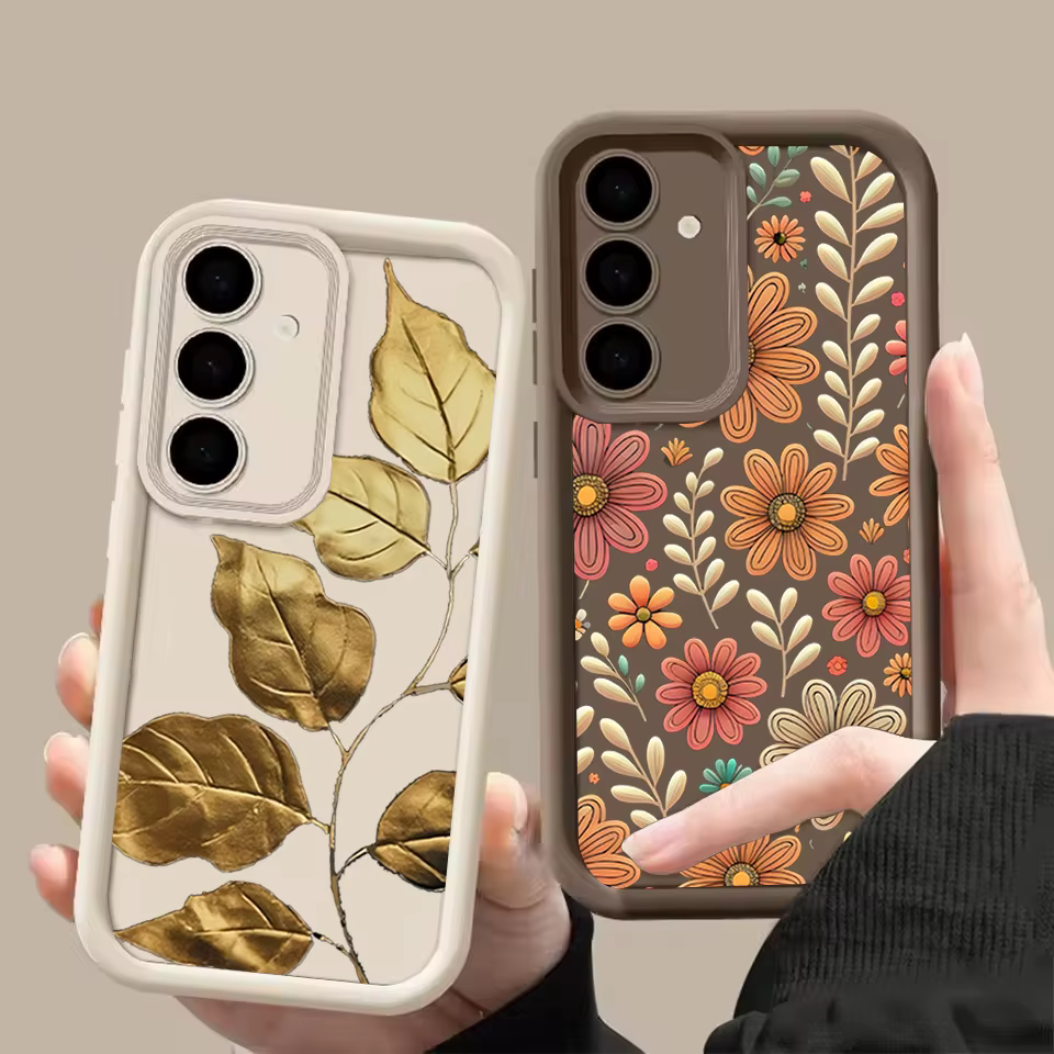 Funda Samsung Galaxy S24 Ultra - Silicona Flexible Diseño Floral Premium - imagen 3