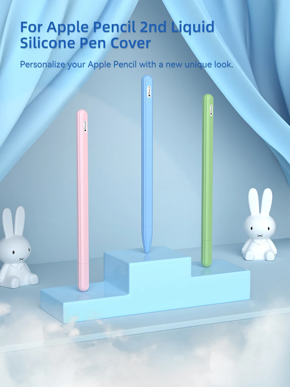 Funda de silicona para Apple Pencil 2