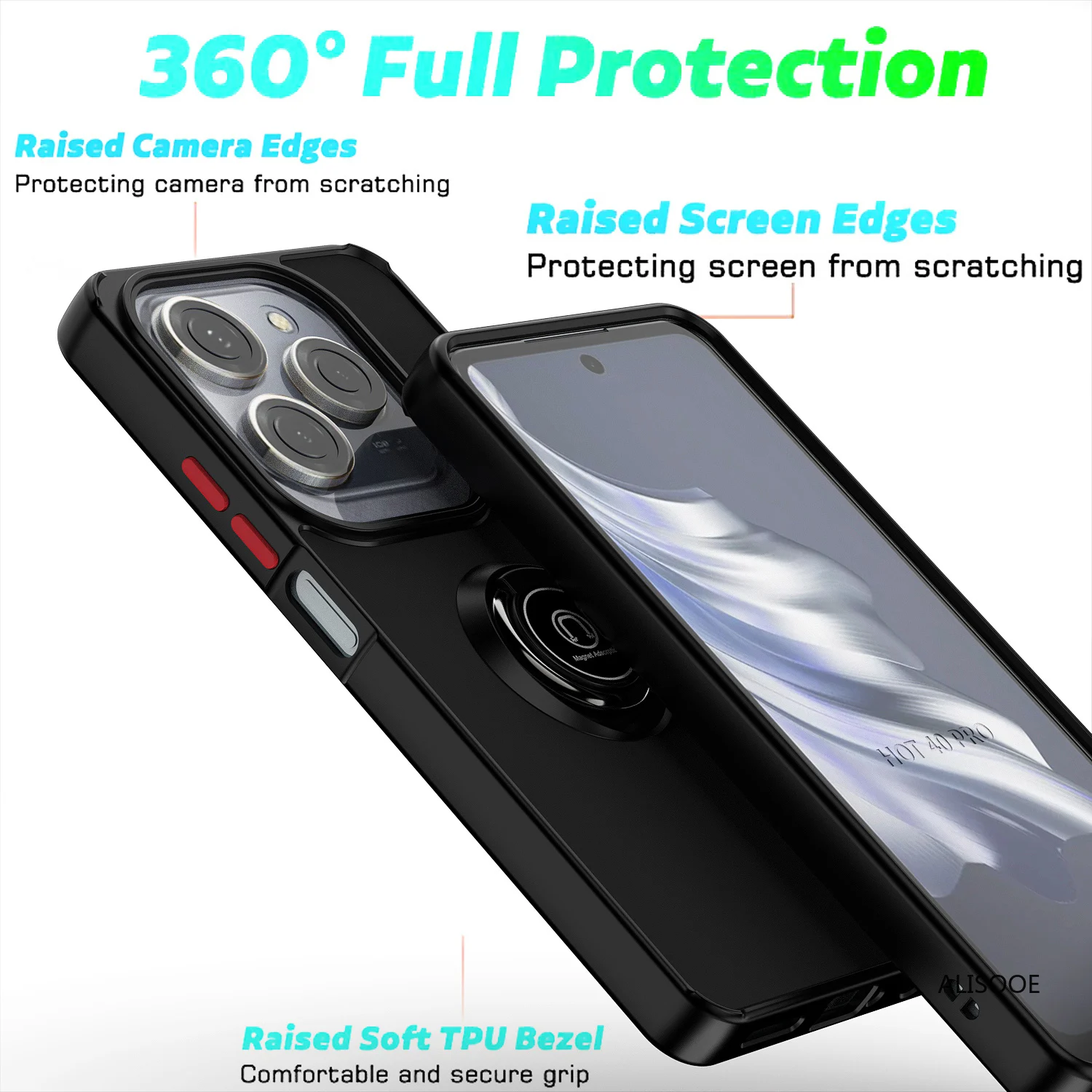 Funda Antigolpes Tecno Spark 20 Pro con Soporte Magnético - imagen 2