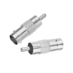 Adaptador BNC hembra a RCA macho para CCTV