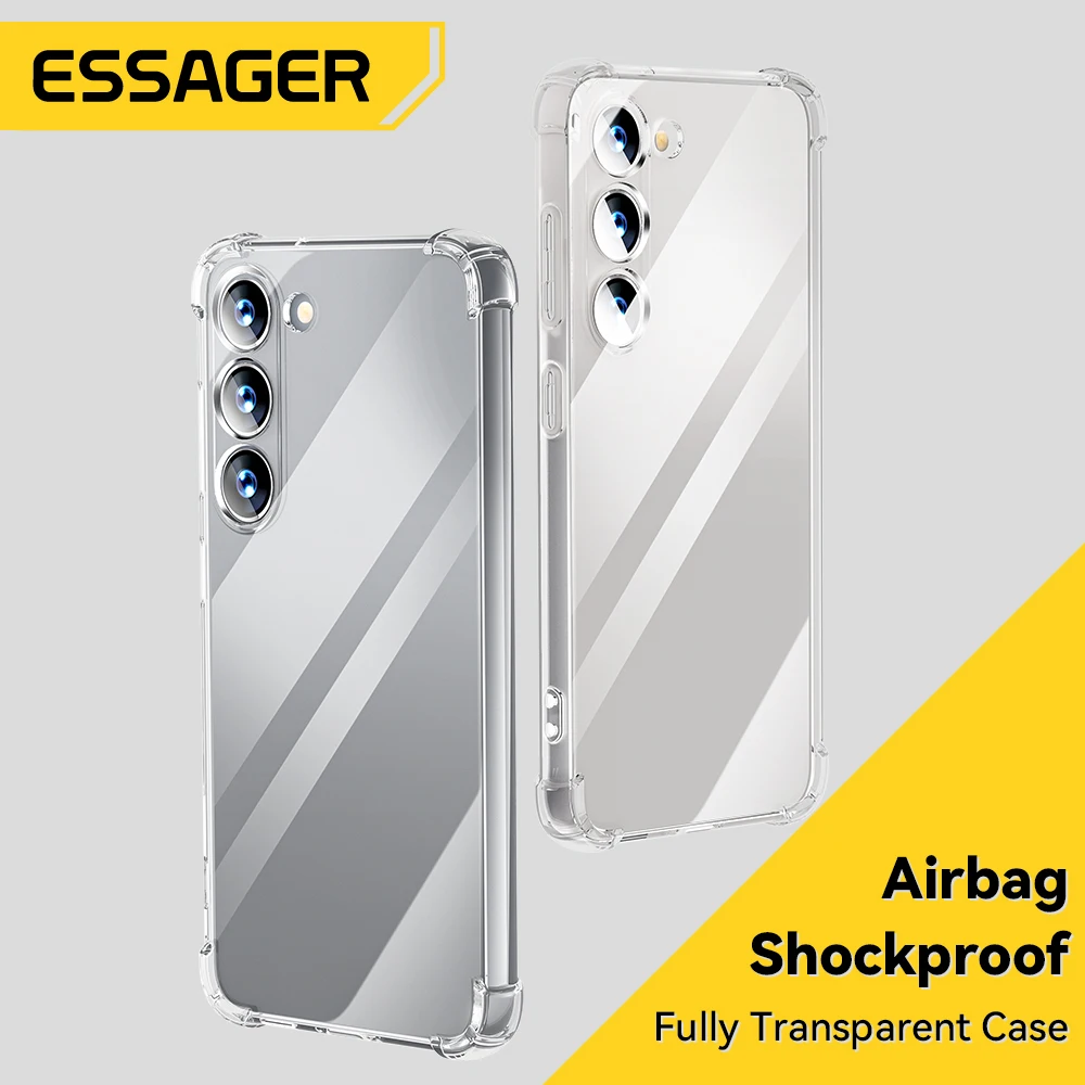 Essager Funda Transparente Anticaídas para Samsung S10/S21/S23, Note 9 - imagen 4