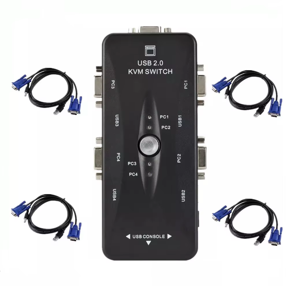 Paquete con cables KVM