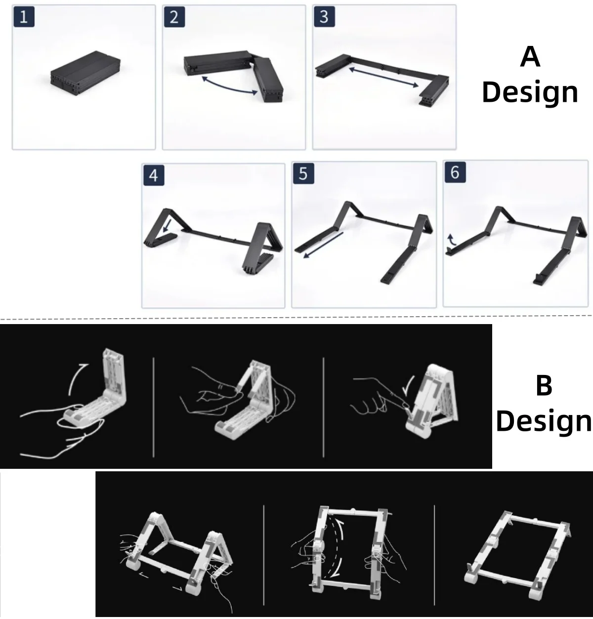 Soporte Elevador Plegable para Portátil – Base de Escritorio - imagen 5