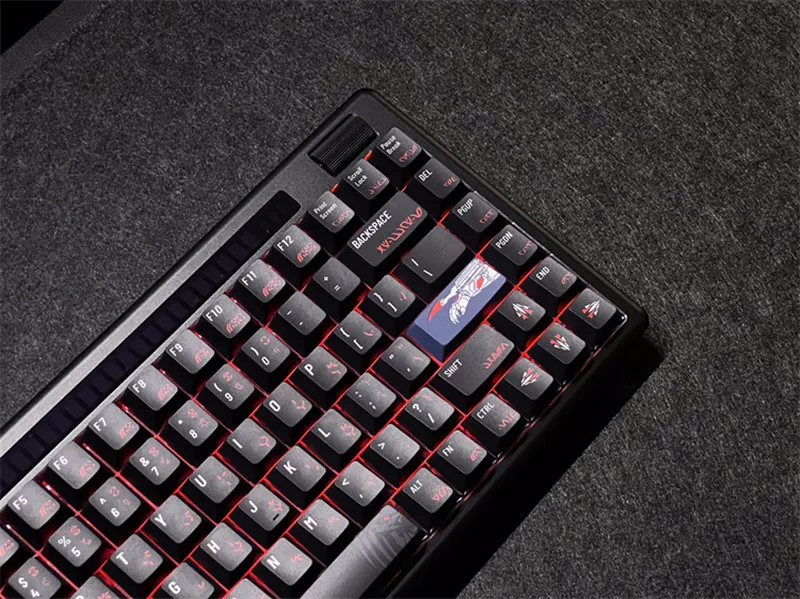 Vista detalle teclas PBT