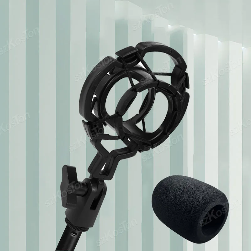 Shock Mount BM800 con Filtro Pop - Micrófono Condensador USB
