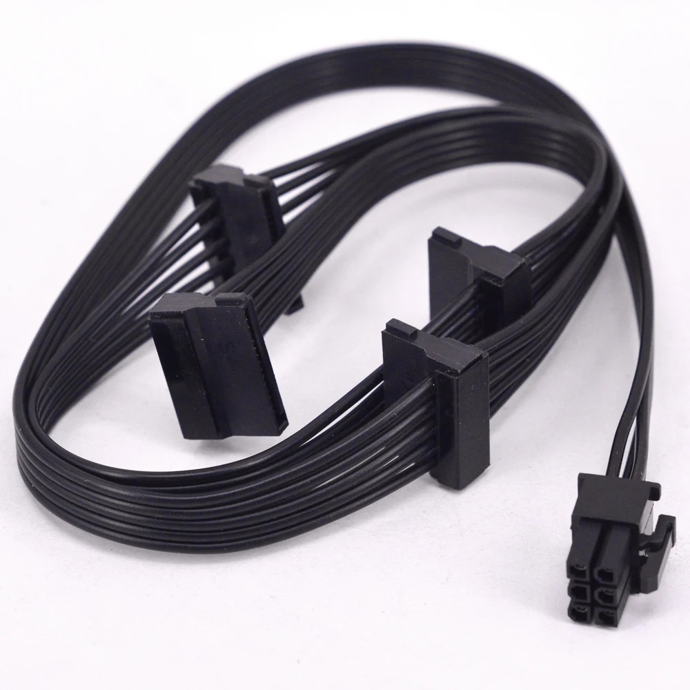 Cable multiplicador PCIe 6 pines a SATA/IDE