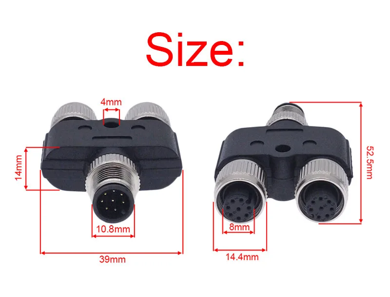 Conector Sensor M12 CNMAWAY - vista interior