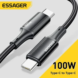 Cable Essager USB-C a USB-C 100W Carga Rápida