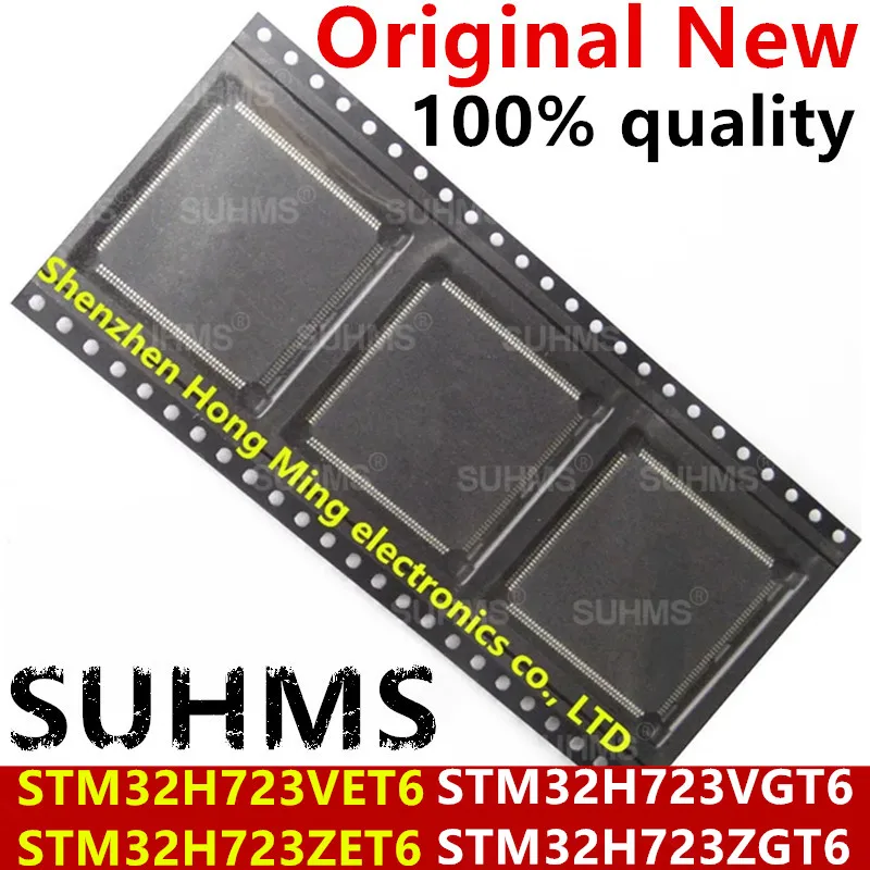 STM32H723 QFP en vista general