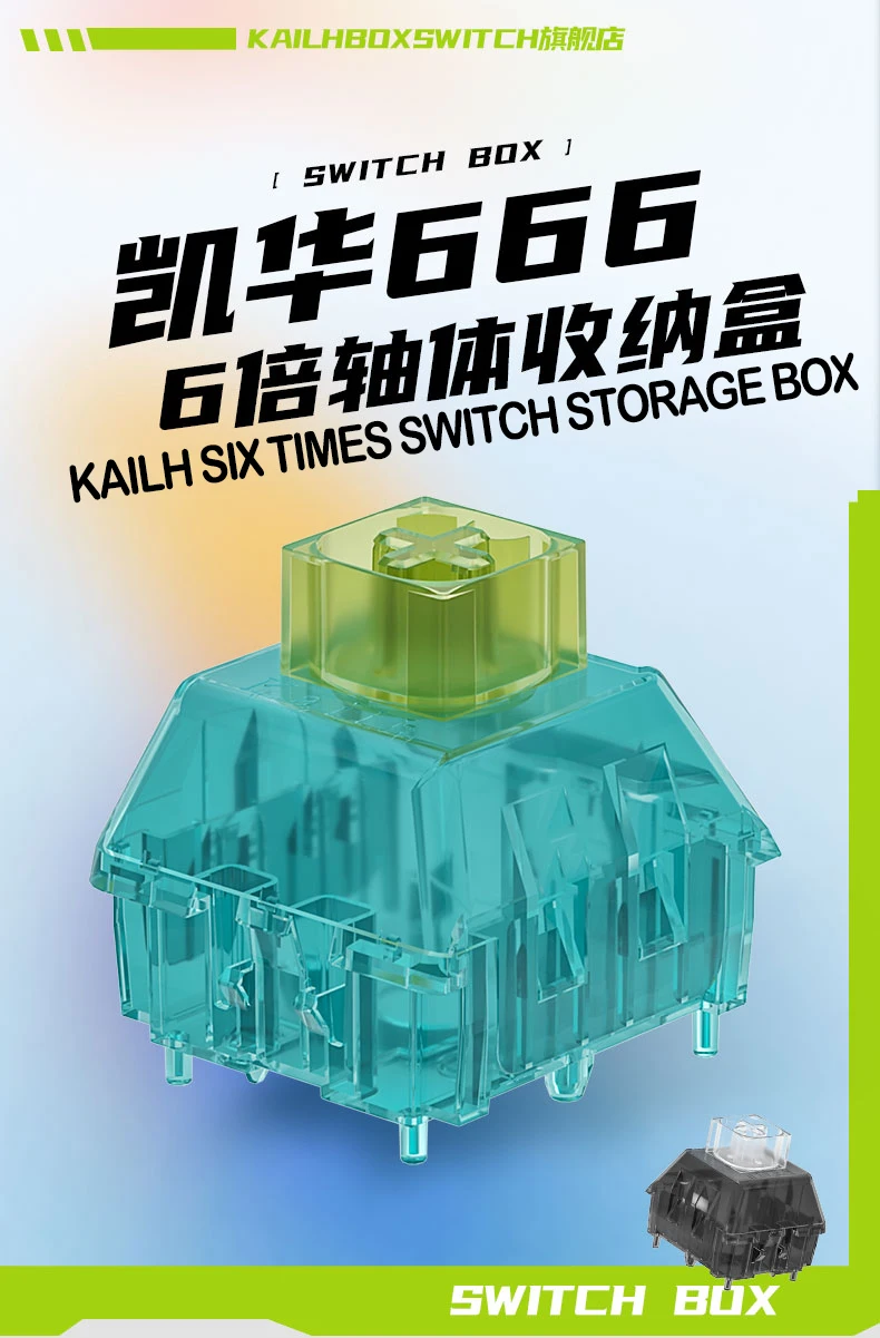 Dimensiones de la caja Kailh-6X
