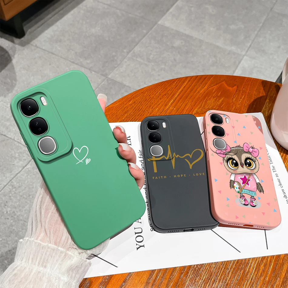 Funda Silicona Vivo V40 Lite / V40 SE – Corazón Líquido - imagen 5